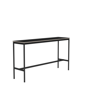 MUUTO stół barowy BASE HIGH 190x50x105h czarny laminat / sklejka / czarna podstawa