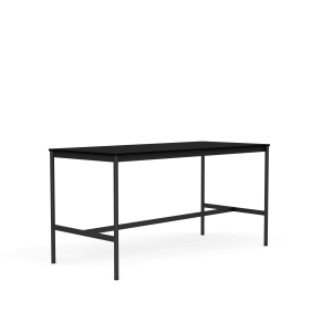 MUUTO stół barowy BASE HIGH 190x85x95h czarny laminat / sklejka / czarna podstawa