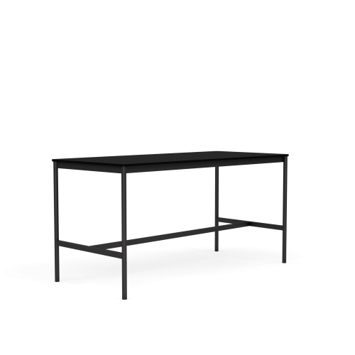 MUUTO stół barowy BASE HIGH 190x85x95h czarny laminat / sklejka / czarna podstawa