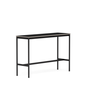 MUUTO stół barowy BASE HIGH 160x50x105h czarny laminat / sklejka / czarna podstawa