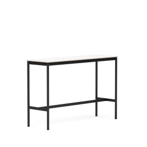MUUTO stół barowy BASE HIGH 160x50x105h biały laminat / sklejka / czarna podstawa