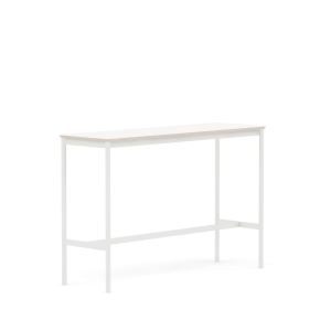 MUUTO stół barowy BASE HIGH 160x50x105h biały laminat / sklejka / biała podstawa