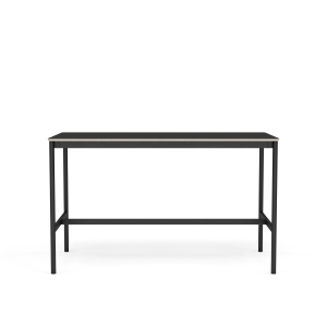 MUUTO stół barowy BASE HIGH 160x80x95h czarny nanolaminat / sklejka / czarna podstawa