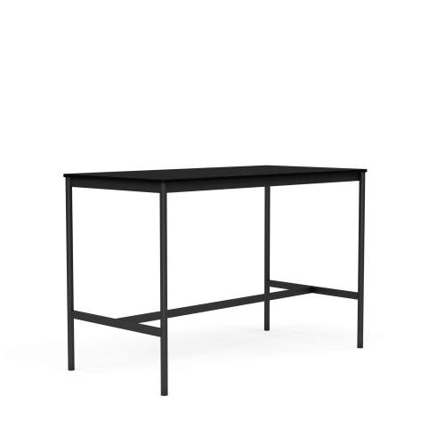 MUUTO stół barowy BASE HIGH 160x80x105h czarny laminat / sklejka / czarna podstawa