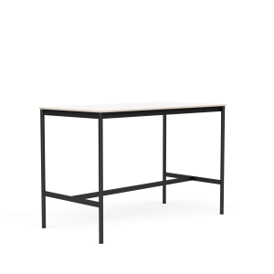 MUUTO stół barowy BASE HIGH 160x80x105h biały laminat / sklejka / czarna podstawa