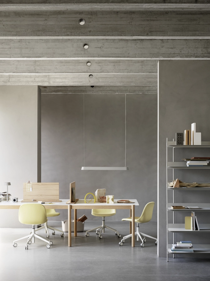 Linear-system-modular-table-config-1-white-laminate-oak-fiber-side-swivel-castors-balder-432-linear-lamp-screens-compile-V2-muuto-org_7.jpg