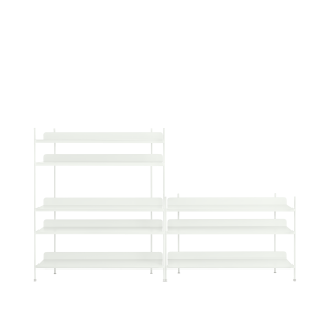 MUUTO regał modułowy COMPILE biały, konfiguracja 7