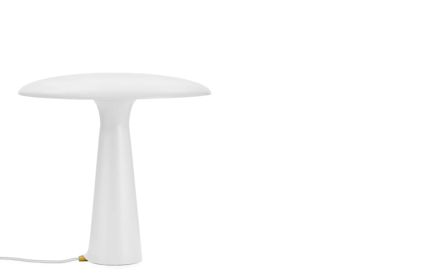 NORMANN COPENHAGEN lampa biurkowa SHELTER biała