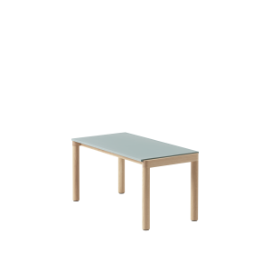 MUUTO stolik kawowy COUPLE PLAIN 84,5x40 cm jasnoniebieski / dąb naturalny
