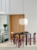 Rey Chair grape red wb lacquered beech_Rey Stool grape red wb lacquered beech_Rey Table vulcano laminate and deep black wb lacquered beech.jpg