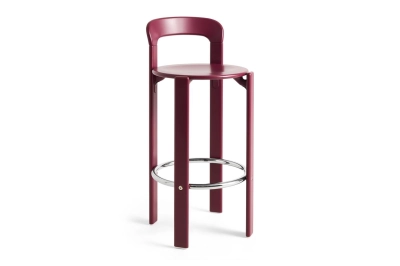 HAY krzesło barowe REY 75cm grape red