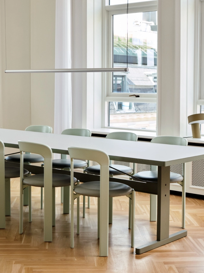 3 Days of Design 2022_Rey Chair_Passerelle Table_Factor Linear Suspension Lamp.jpg