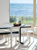Rey Chair cream white wb lacquered beech_Passerelle Table Ink black wb lacquered oak frame edge Ink black powder coated crossbar.jpg
