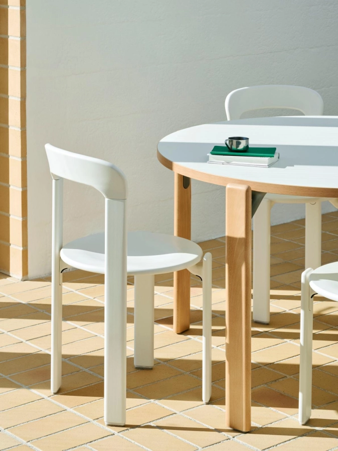 Rey Chair cream white wb lacquered beech_Rey Table ivory white laminate tabletop and golden wb lacquered beech.jpg