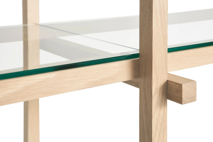 AE448-D230-AP38_Woody Shelving Low 2.0 clear glass shelves_soaped oak frame_Detail_3.jpg