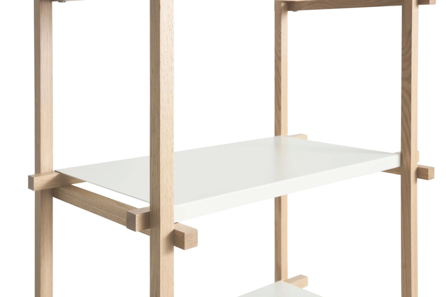 AE448-A498-AP37_Woody Shelving Column High 2.0 almond white shelves_soaped oak frame_Detail_2.jpg
