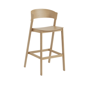 MUUTO krzesło barowe COVER 75cm dąb naturalny
