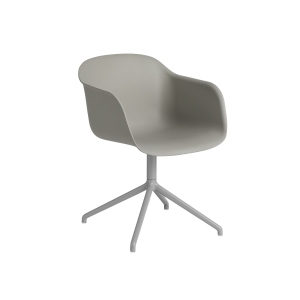 MUUTO krzesło obrotowe z autopowrotem FIBER TUBE szare