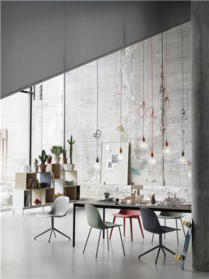 MUUTO krzesło FIBER SIDE WOOD
