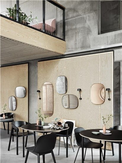 MUUTO krzesło FIBER SIDE WOOD