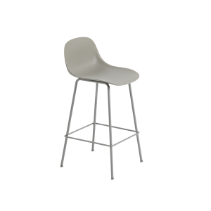 MUUTO krzesło barowe FIBER TUBE 65cm szare
