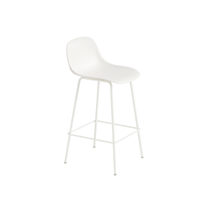 MUUTO krzesło barowe FIBER TUBE 65cm białe