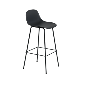 MUUTO krzesło barowe FIBER TUBE 75cm czarne