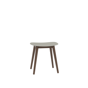 MUUTO stołek FIBER WOOD szary / ciemny brąz