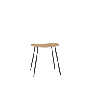 MUUTO stołek  FIBER TUBE ochra / czarny