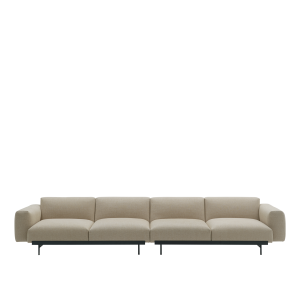MUUTO sofa modułowa IN SITU 4-osobowa konfiguracja 1, ecriture 240