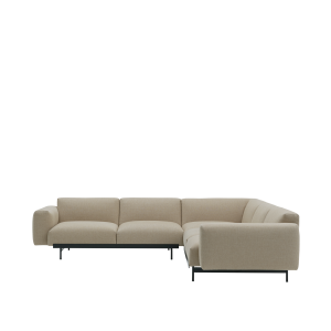MUUTO sofa modułowa IN SITU narożna konfiguracja 1, ecriture 240