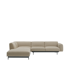 MUUTO sofa modułowa IN SITU narożna konfiguracja 2, ecriture 240