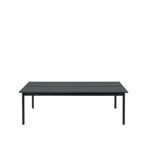 MUUTO stół LINEAR SYSTEM 240x110 cm czarny nanolaminat / czarny dąb