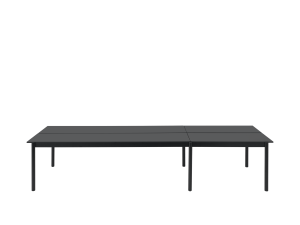MUUTO stół LINEAR SYSTEM 360x110 cm czarny nanolaminat / czarny dąb