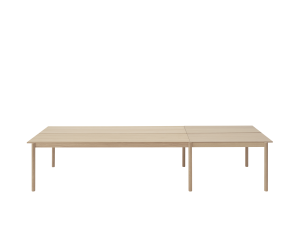 MUUTO stół LINEAR SYSTEM 360x110 cm fornir dębowy / dąb naturalny