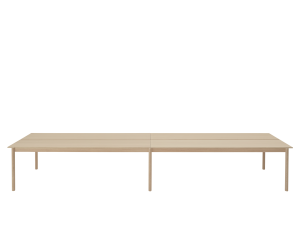 MUUTO stół LINEAR SYSTEM 480x110 cm fornir dębowy / dąb naturalny
