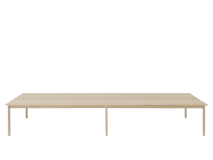 MUUTO stół LINEAR SYSTEM 480x142 cm fornir dębowy / dąb naturalny