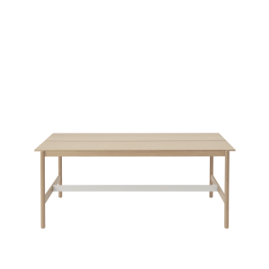 MUUTO stół wysoki LINEAR SYSTEM 240x110x95h fornir dębowy / dąb naturalny