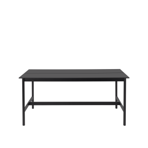 MUUTO stół wysoki LINEAR SYSTEM 240x110x105h czarny nanolaminat / czarny dąb