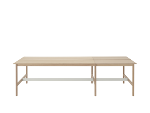 MUUTO stół wysoki LINEAR SYSTEM 360x110x95h fornir dębowy / dąb naturalny