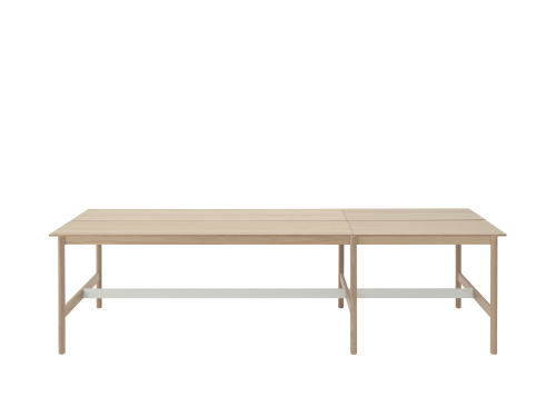 MUUTO stół wysoki LINEAR SYSTEM 360x110x95h fornir dębowy / dąb naturalny