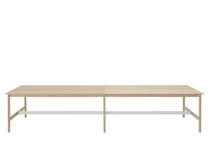 MUUTO stół wysoki LINEAR SYSTEM 480x110x95h fornir dębowy / dąb naturalny