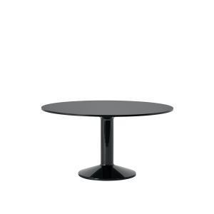 MUUTO stół okrągły MIDST Ø140cm czarne linoleum / czarny