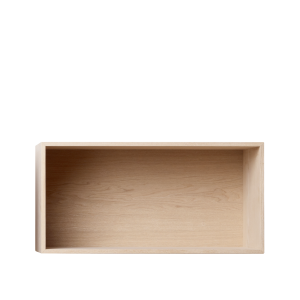MUUTO moduł prostokątny z plecami MINI STACKED L głębokość 26 dąb