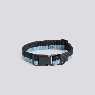 HAY obroża dla psa DOGS COLLAR niebiesko-czarna M/L