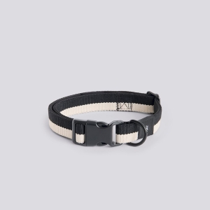 HAY obroża dla psa DOGS COLLAR czarno-biała M/L