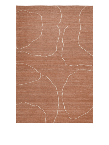 FERM LIVING dywan GESSO terakota / off-white