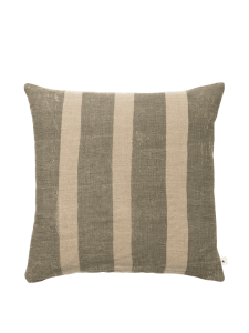 FERM LIVING poduszka OLEO naturalna / zielonkawa