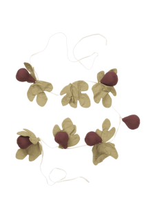 FERM LIVING dekoracja FIGS GARLAND fiiletowo-zielona