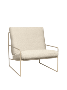 FERM LIVING fotel ogrodowy DESERT kaszmir / pure boucle